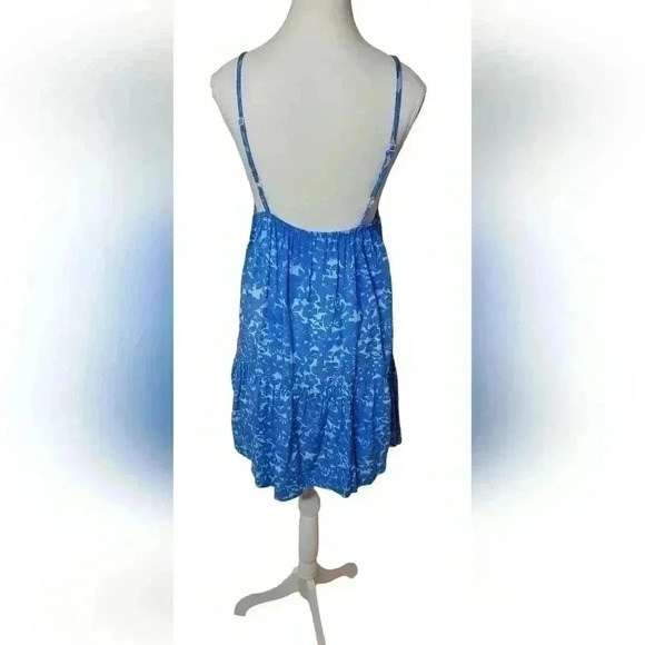 Blueginger Women's Blue  Foral Summer Dress ๐ ๐ Size Medium - Picture 2 of 5